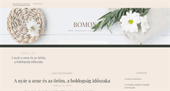 Desktop Screenshot of bomon.hu